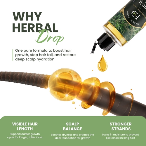 100% Organic Herbal Hair Oil (200ml)